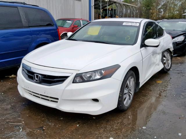 1HGCS1B85CA013259 - 2012 HONDA ACCORD EXL WHITE photo 2