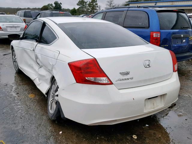 1HGCS1B85CA013259 - 2012 HONDA ACCORD EXL WHITE photo 3