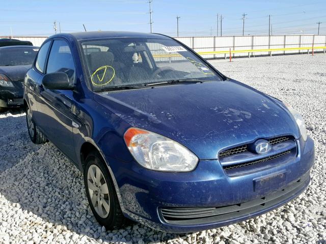 KMHCM3AC5AU176446 - 2010 HYUNDAI ACCENT BLU BLUE photo 1