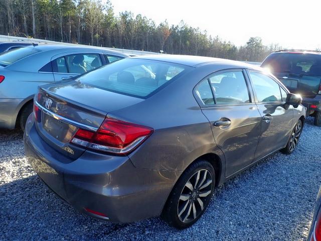 2HGFB2F91EH558045 - 2014 HONDA CIVIC EXL TAN photo 4