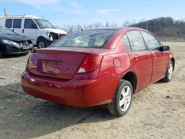 1G8AJ55F36Z148590 - 2006 SATURN ION LEVEL MAROON photo 4