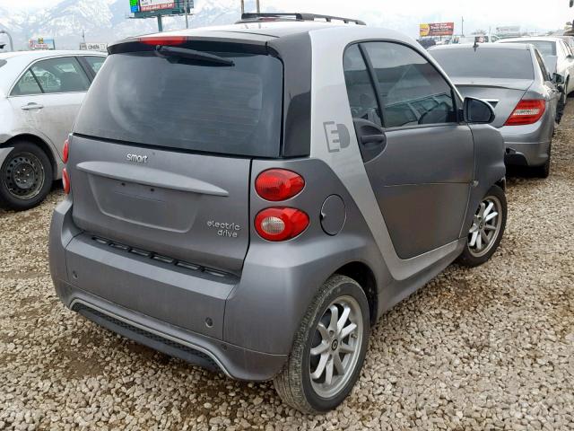 WMEEJ9AA8FK829055 - 2015 SMART FORTWO ELE GRAY photo 4