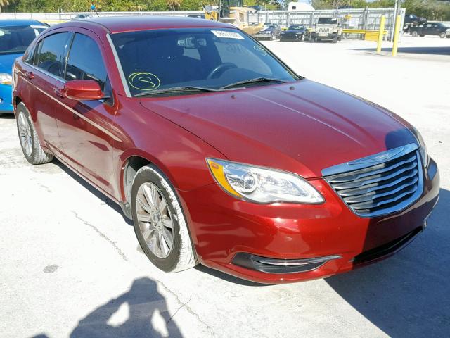 1C3CCBBG6DN527466 - 2013 CHRYSLER 200 TOURIN RED photo 1