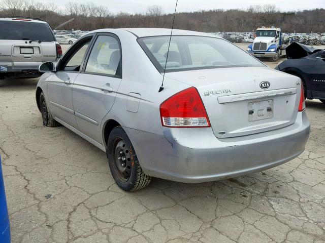 KNAFE222295658681 - 2009 KIA SPECTRA EX SILVER photo 3