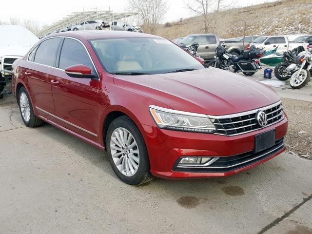 1VWBT7A35HC076497 - 2017 VOLKSWAGEN PASSAT SE RED photo 1