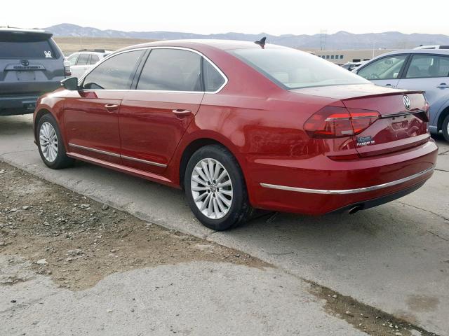 1VWBT7A35HC076497 - 2017 VOLKSWAGEN PASSAT SE RED photo 3