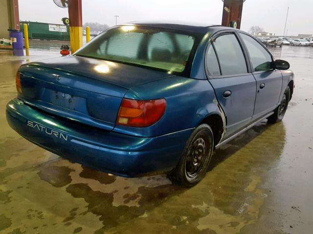 1G8ZH52872Z312163 - 2002 SATURN SL1 BLUE photo 4