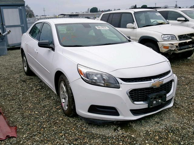 1G11B5SL2EF155407 - 2014 CHEVROLET MALIBU LS WHITE photo 1