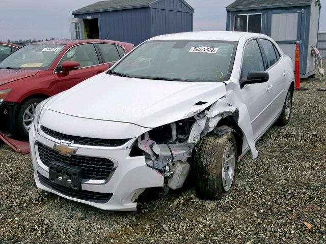 1G11B5SL2EF155407 - 2014 CHEVROLET MALIBU LS WHITE photo 2