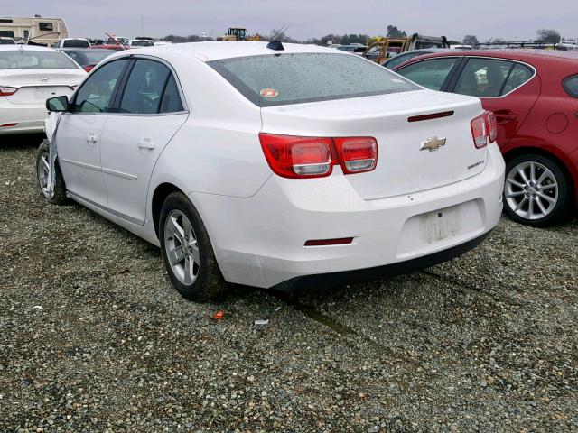 1G11B5SL2EF155407 - 2014 CHEVROLET MALIBU LS WHITE photo 3