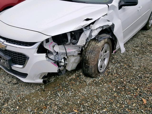 1G11B5SL2EF155407 - 2014 CHEVROLET MALIBU LS WHITE photo 9