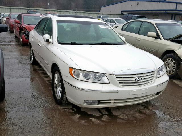 KMHFC46F06A035284 - 2006 HYUNDAI AZERA SE WHITE photo 1