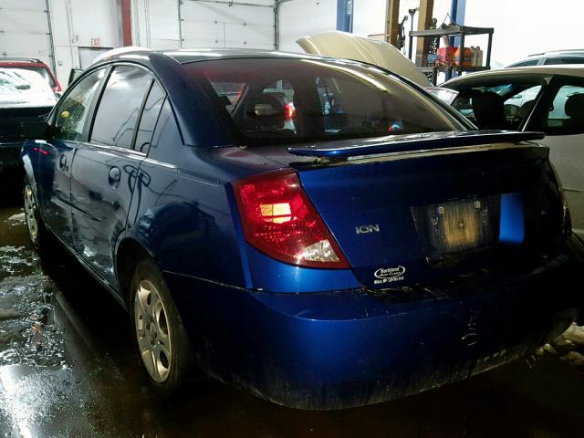 1G8AJ52F45Z138850 - 2005 SATURN ION LEVEL BLUE photo 3