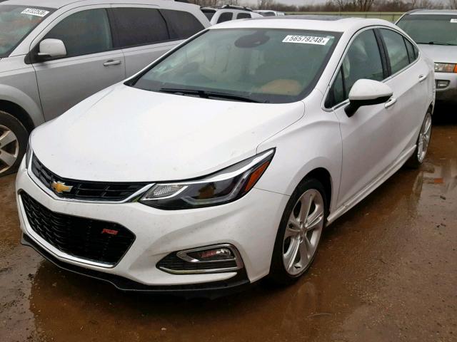 1G1BG5SM1G7231582 - 2016 CHEVROLET CRUZE PREM WHITE photo 2