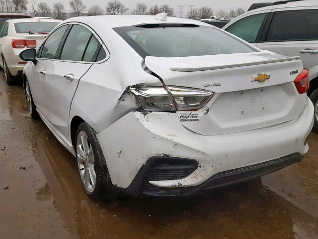 1G1BG5SM1G7231582 - 2016 CHEVROLET CRUZE PREM WHITE photo 3