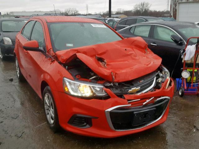 1G1JB5SHXH4174167 - 2017 CHEVROLET SONIC LS 红色 照片 1