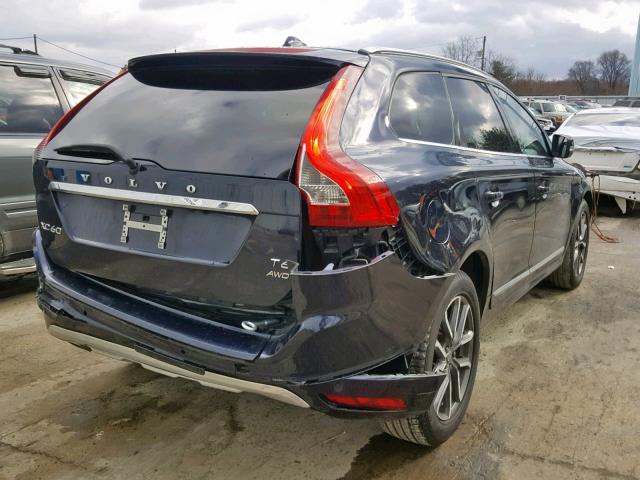 YV449MRR9H2042356 - 2017 VOLVO XC60 T6 BLUE photo 4