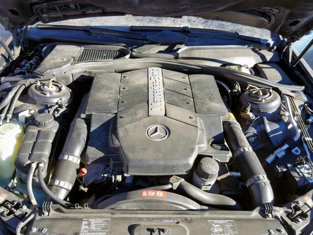 WDBNG84J95A439491 - 2005 MERCEDES-BENZ S 500 4MAT BLUE photo 7