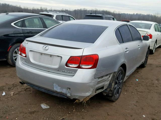 JTHCH96S460020312 - 2006 LEXUS GS GENERAT SILVER photo 4