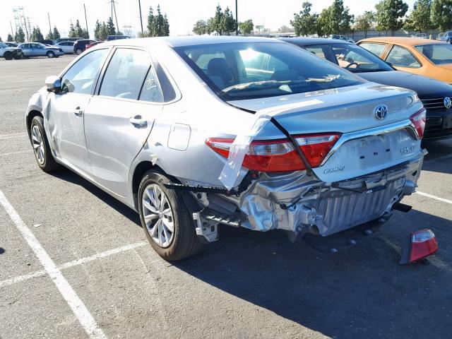 4T1BD1FK6FU148288 - 2015 TOYOTA CAMRY HYBR SILVER photo 3