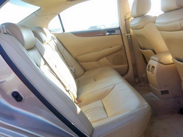 JTHBA30G755117765 - 2005 LEXUS ES 330 TAN photo 6