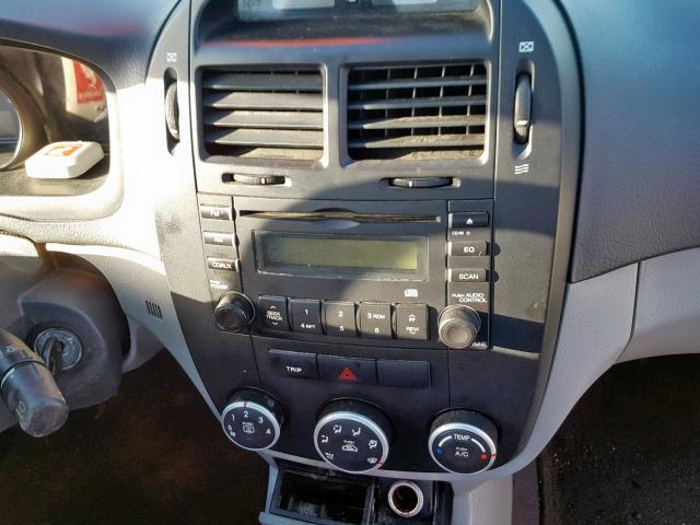 KNAFE221995625717 - 2009 KIA SPECTRA EX SILVER photo 9