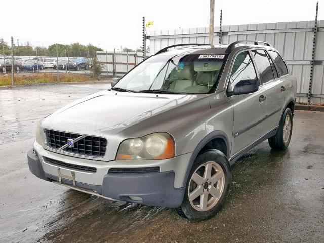 YV1CY59H641112260 - 2004 VOLVO XC90 SILVER photo 2