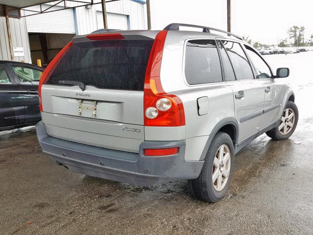 YV1CY59H641112260 - 2004 VOLVO XC90 SILVER photo 4