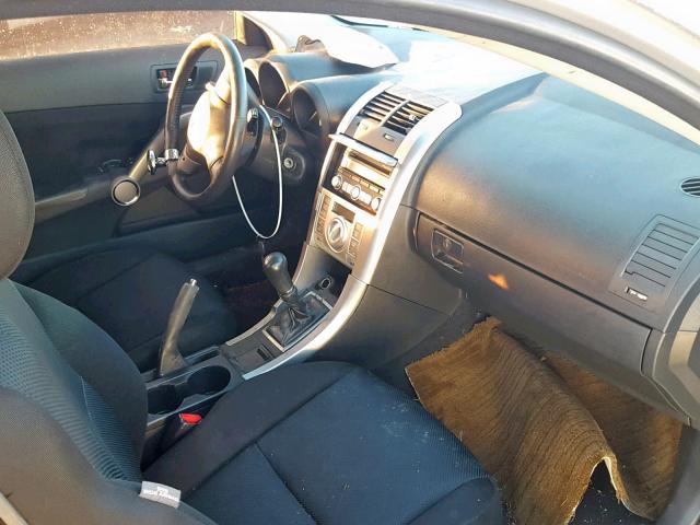 JTKDE3B75A0303722 - 2010 TOYOTA SCION TC Gümüş foto 5