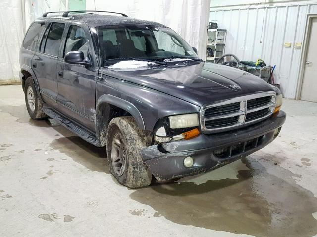 1B4HS48N32F123454 - 2002 DODGE DURANGO SL GRAY photo 1