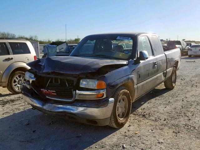 2GTEC19T9Y1274586 - 2000 GMC NEW SIERRA BLUE photo 2