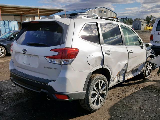 JF2SKASC3KH424567 - 2019 SUBARU FORESTER L WHITE photo 4