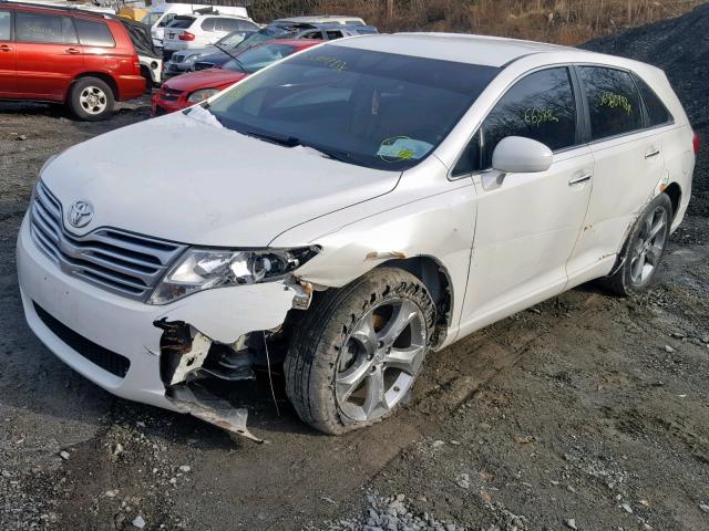 4T3BK3BB4AU029131 - 2010 TOYOTA VENZA BASE WHITE photo 2