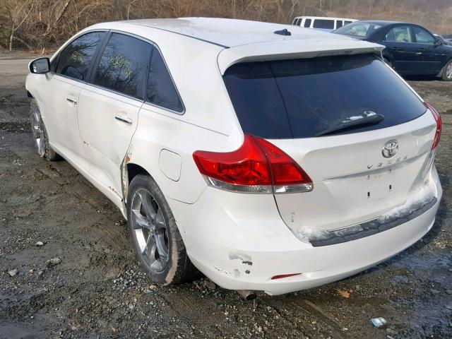 4T3BK3BB4AU029131 - 2010 TOYOTA VENZA BASE WHITE photo 3