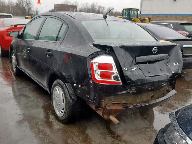 3N1AB61E07L626966 - 2007 NISSAN SENTRA 2.0 BLACK photo 3