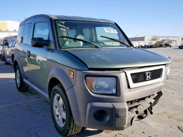 5J6YH28685L003275 - 2005 HONDA ELEMENT EX GREEN photo 1