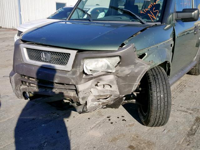 5J6YH28685L003275 - 2005 HONDA ELEMENT EX GREEN photo 9