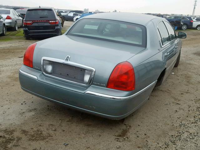 1LNHM82W16Y632714 - 2006 LINCOLN TOWN CAR S GREEN photo 4