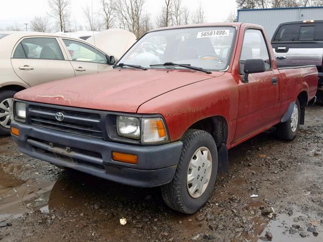JT4RN81A7R5176798 - 1994 TOYOTA PICKUP 1/2 RED photo 2