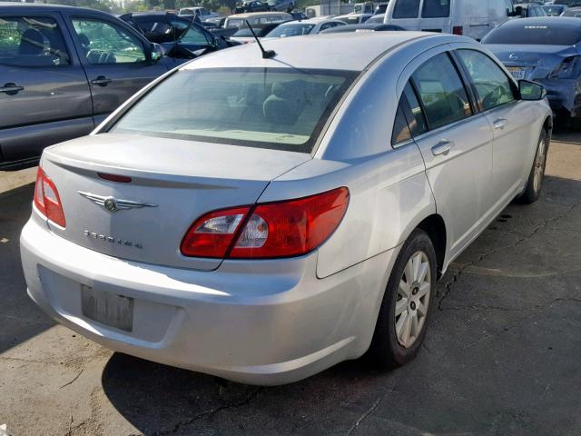 1C3LC46J88N284797 - 2008 CHRYSLER SEBRING LX SILVER photo 4