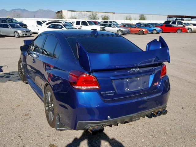 JF1VA2M67G9809892 - 2016 SUBARU WRX STI BLUE photo 3