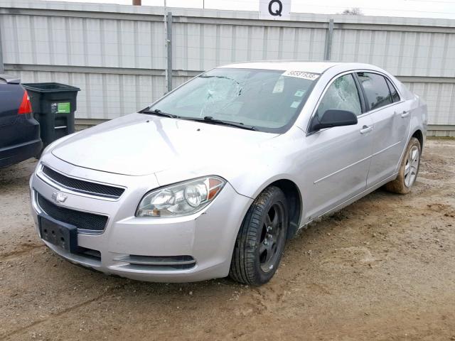 1G1ZG57N194190665 - 2009 CHEVROLET MALIBU LS SILVER photo 2