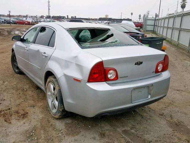 1G1ZG57N194190665 - 2009 CHEVROLET MALIBU LS SILVER photo 3