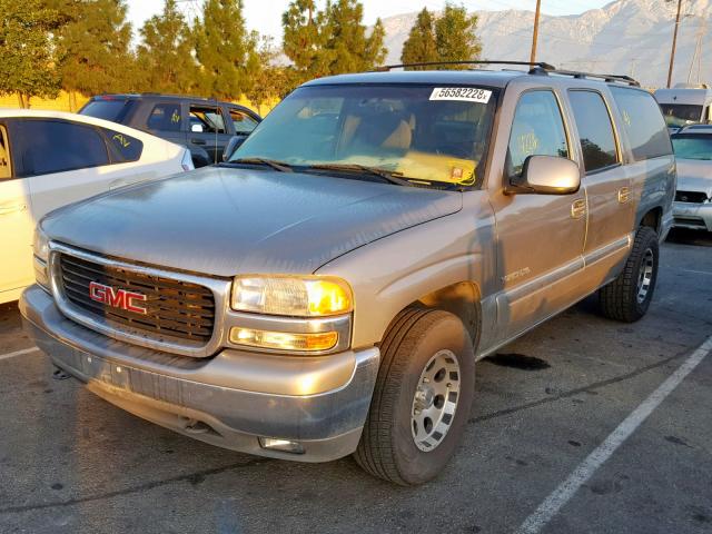 3GKEC16TX1G176785 - 2001 GMC YUKON XL C BEIGE photo 2