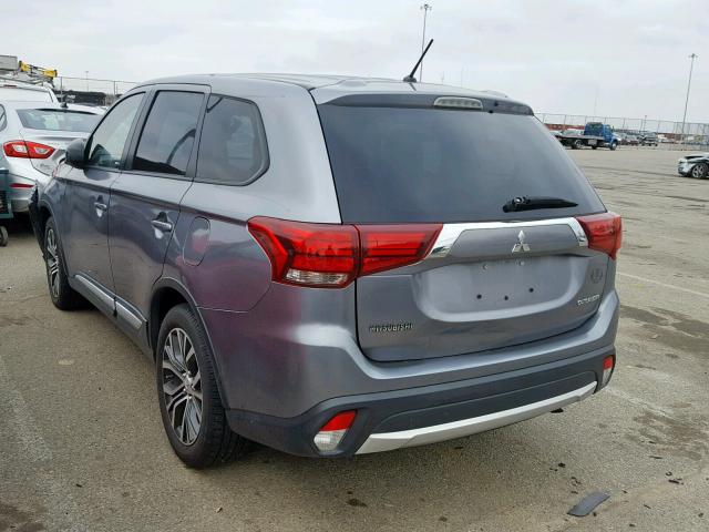 JA4AD2A39GZ039358 - 2016 MITSUBISHI OUTLANDER GRAY photo 3