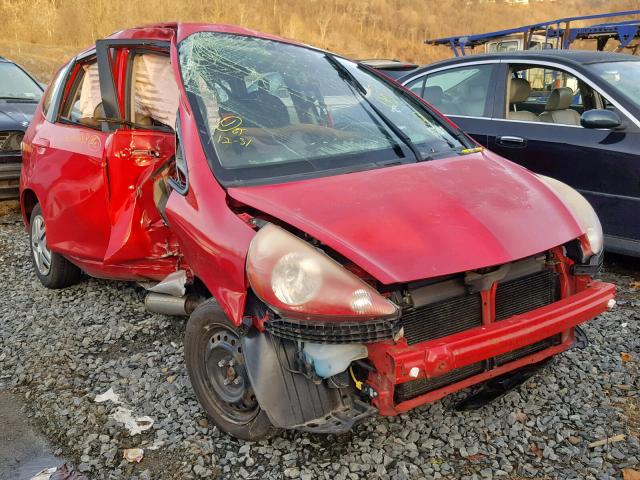 JHMGD37408S058279 - 2008 HONDA FIT RED photo 1