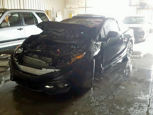 2HGFG3B03EH511386 - 2014 HONDA CIVIC EXL BLACK photo 2