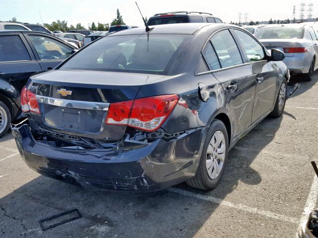 1G1PA5SG2D7227232 - 2013 CHEVROLET CRUZE LS BLACK photo 4