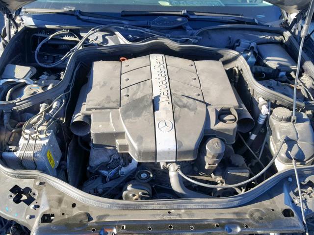 WDBUF65J43A172324 - 2003 MERCEDES-BENZ E 320 BLUE photo 7