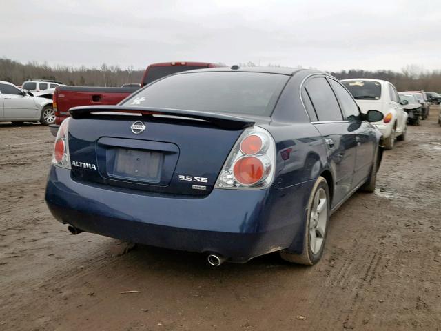 1N4BL11E86C203344 - 2006 NISSAN ALTIMA SE BLUE photo 4